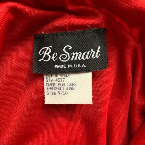 Spaghetti Strap - Knee Length Semi-Formal Red Dress - Picture 6 of 9